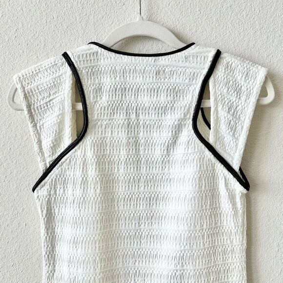 IRO Easton Mini Dress in White Size 38 (6 US) - Picture 6 of 9